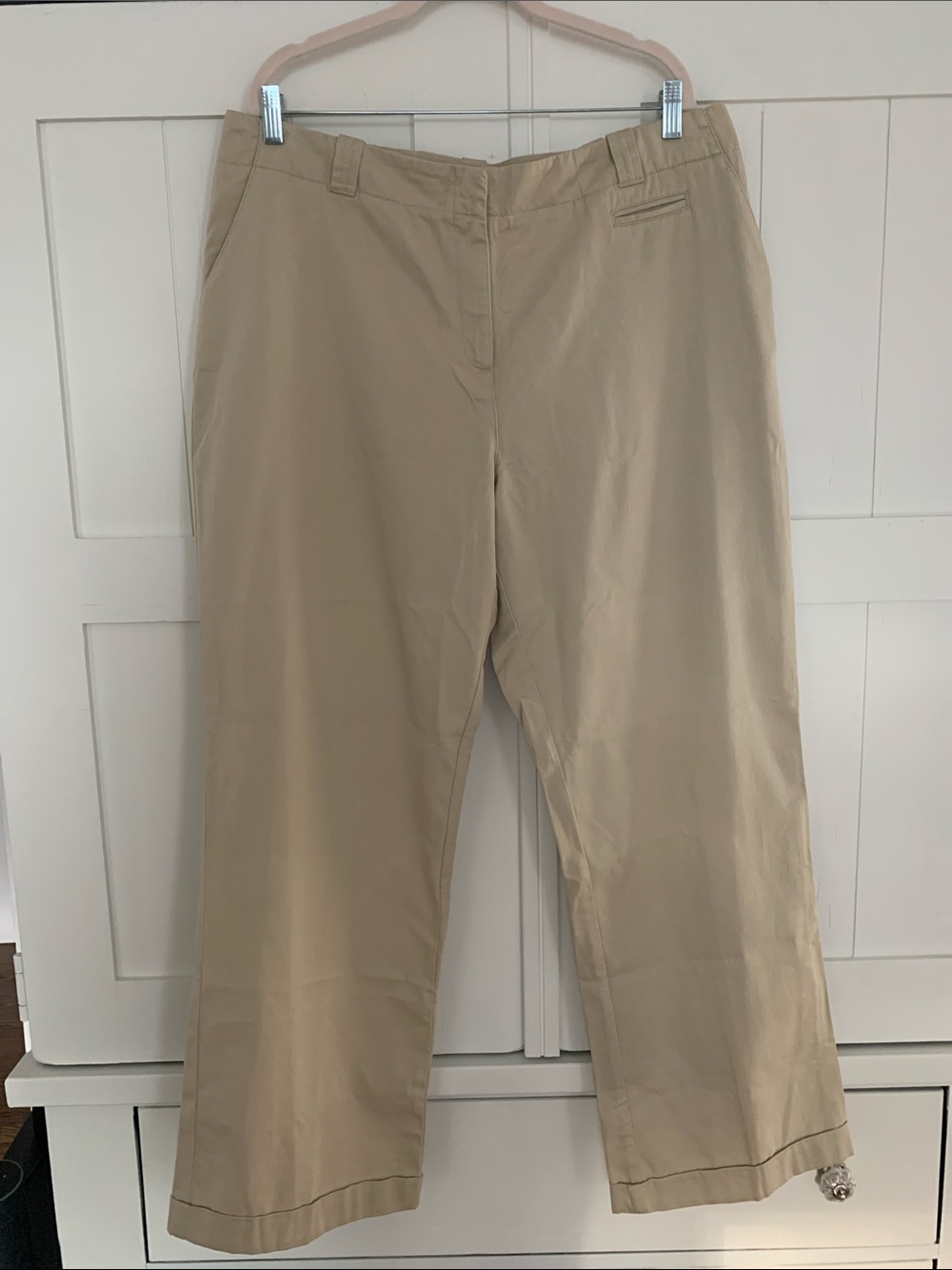 J Jill Wide Leg Khakis - Very 1940’s Mens Wear Style- Size 14/16 - New w/ tags